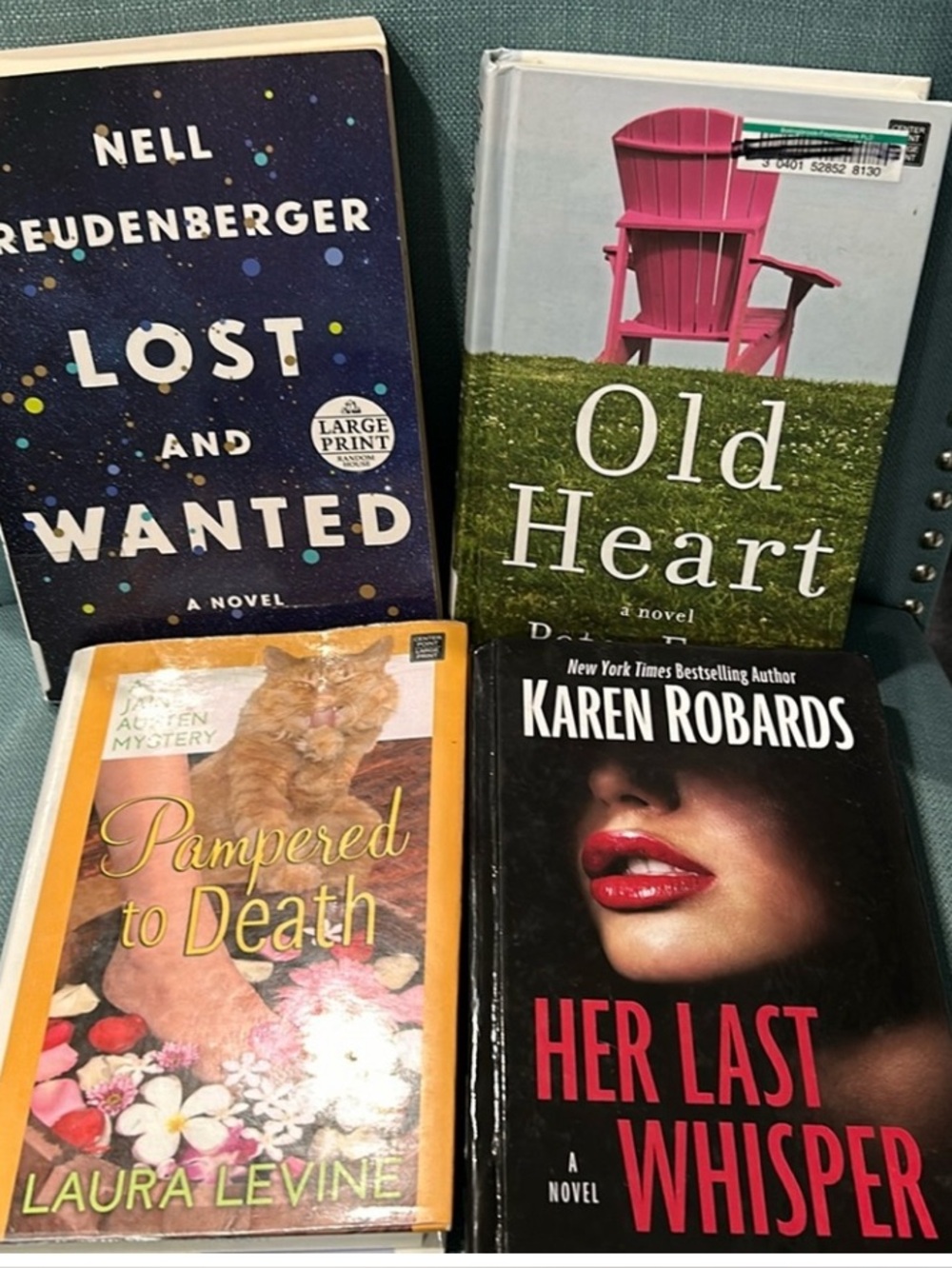 Lot of 4 LARGE PRINT novels
